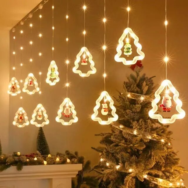 🎅 Guirnalda LED Santa Claus 3D – Un toque mágico para tu decoración