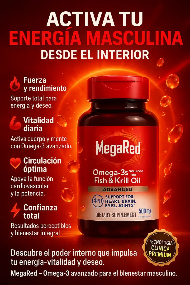 Megared® - Omega 3, Fish & Krill Oil