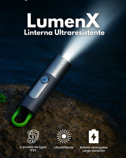 LumenX®️ | Linterna Táctica de Alta Potencia