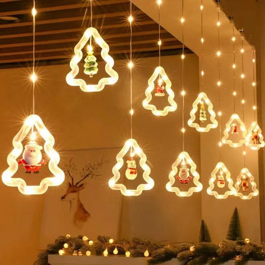 🎅 Guirnalda LED Santa Claus 3D – Un toque mágico para tu decoración