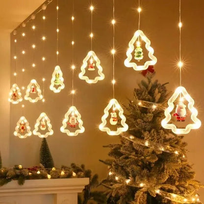 🎅 Guirnalda LED Santa Claus 3D – Un toque mágico para tu decoración