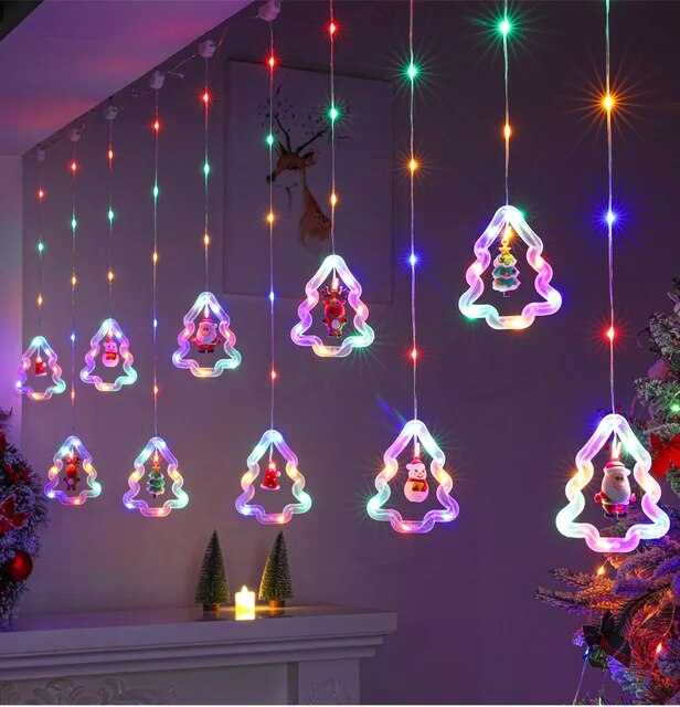 🎅 Guirnalda LED Santa Claus 3D – Un toque mágico para tu decoración