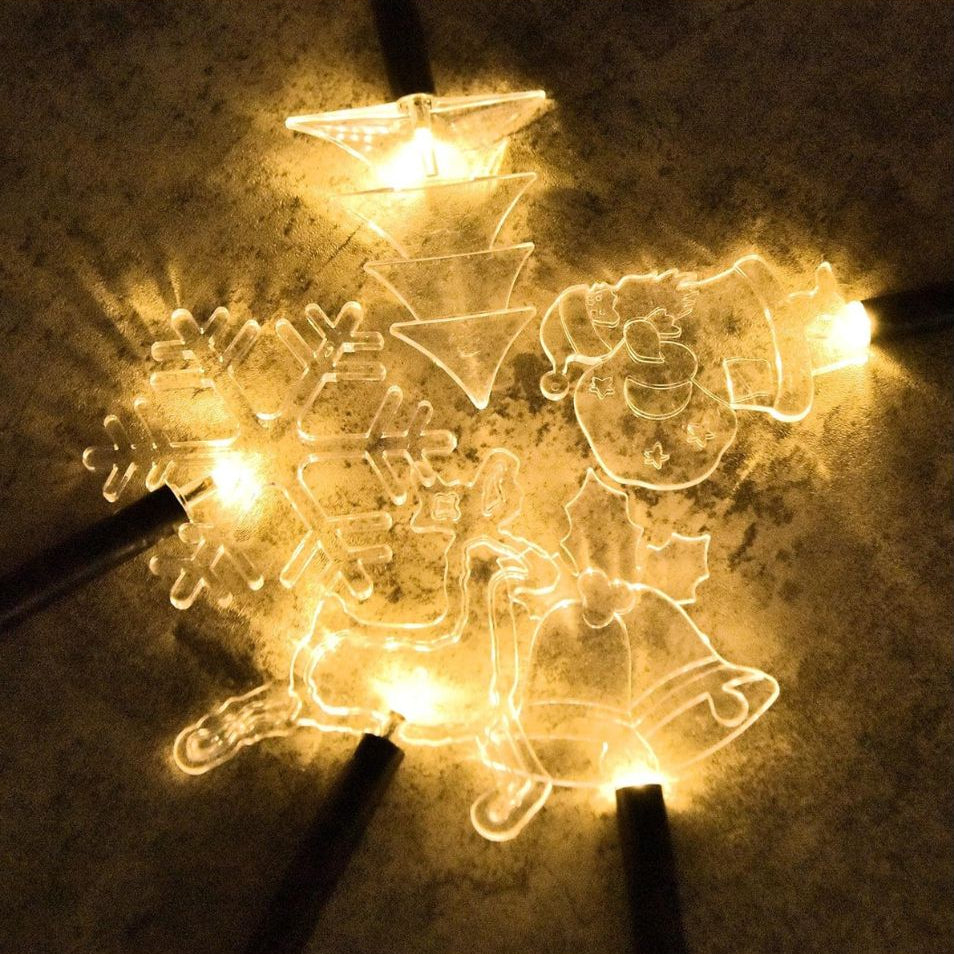 🌟 Luces Solares Navideñas – Paisajes brillando toda la noche