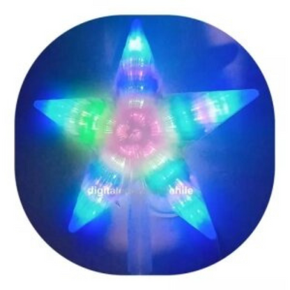 ✨ Estrella LED con Movimiento – Dale vida a tu Árbol ✨