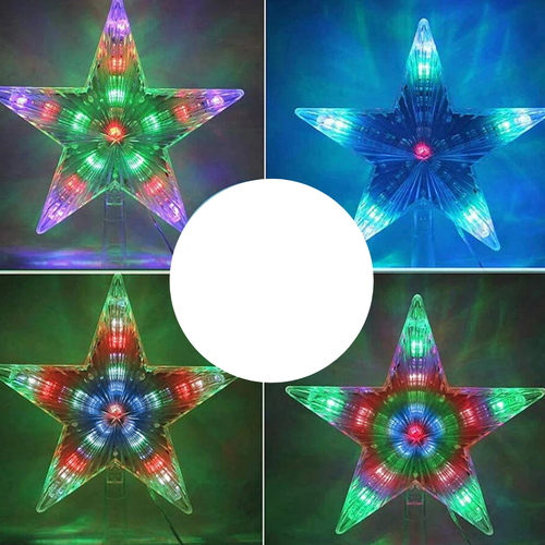 ✨ Estrella LED con Movimiento – Dale vida a tu Árbol ✨