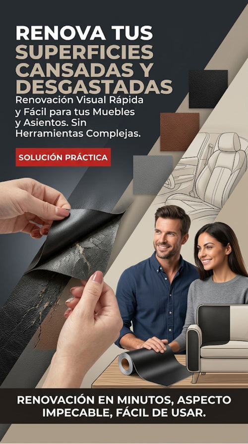 Rollo Cuero Adhesivo De Reparacion