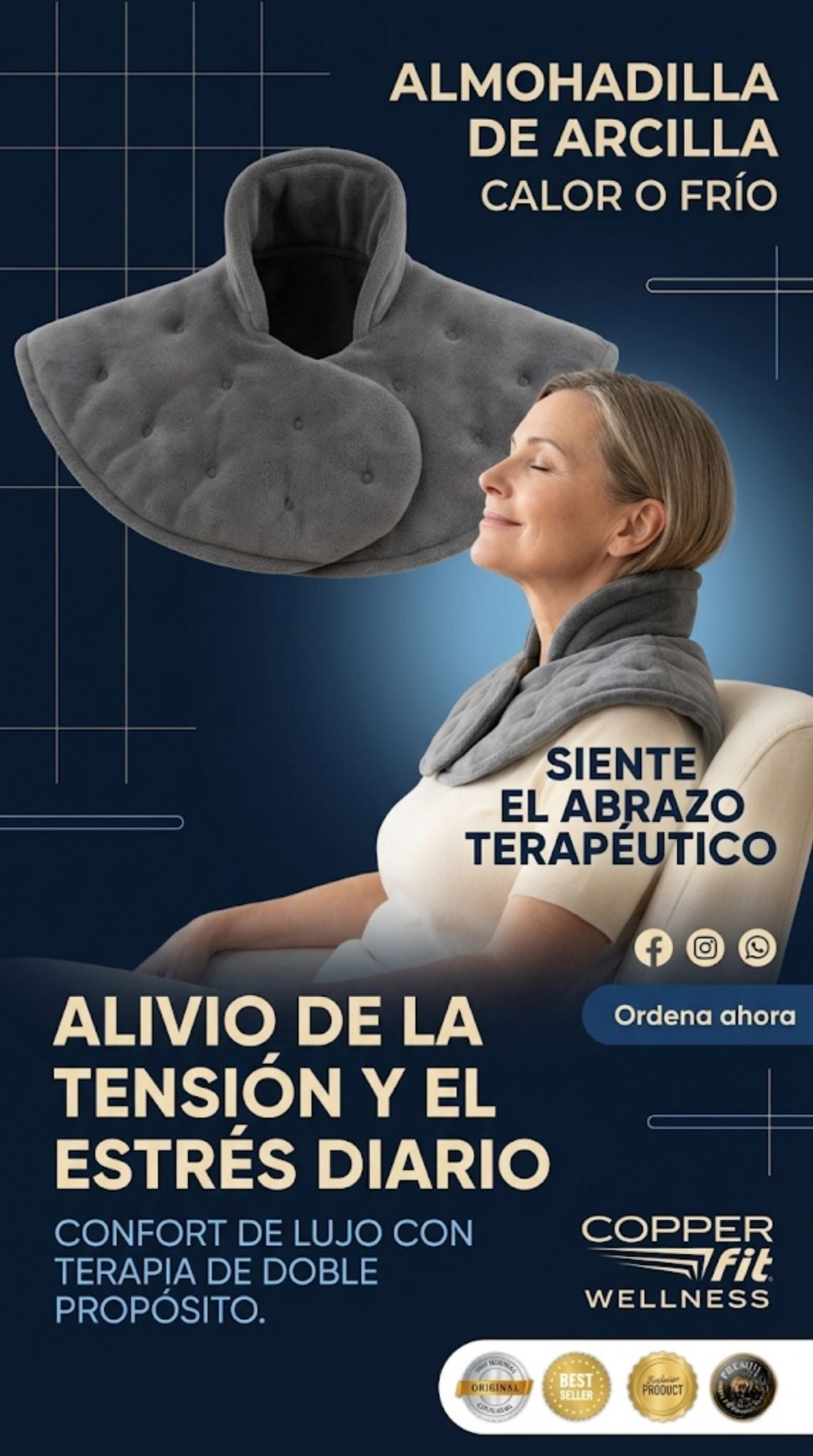 Almohadilla Terapia Térmica 🍃