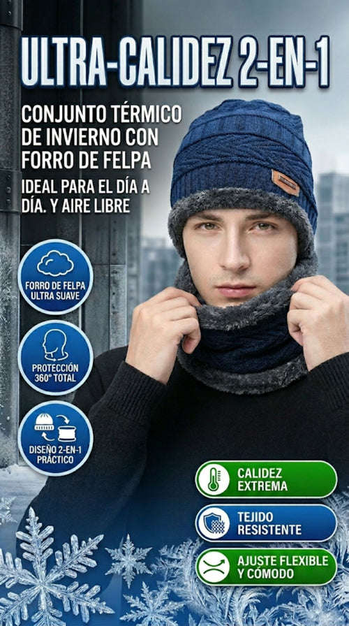 Gorro Con Bufanda UltraCalido