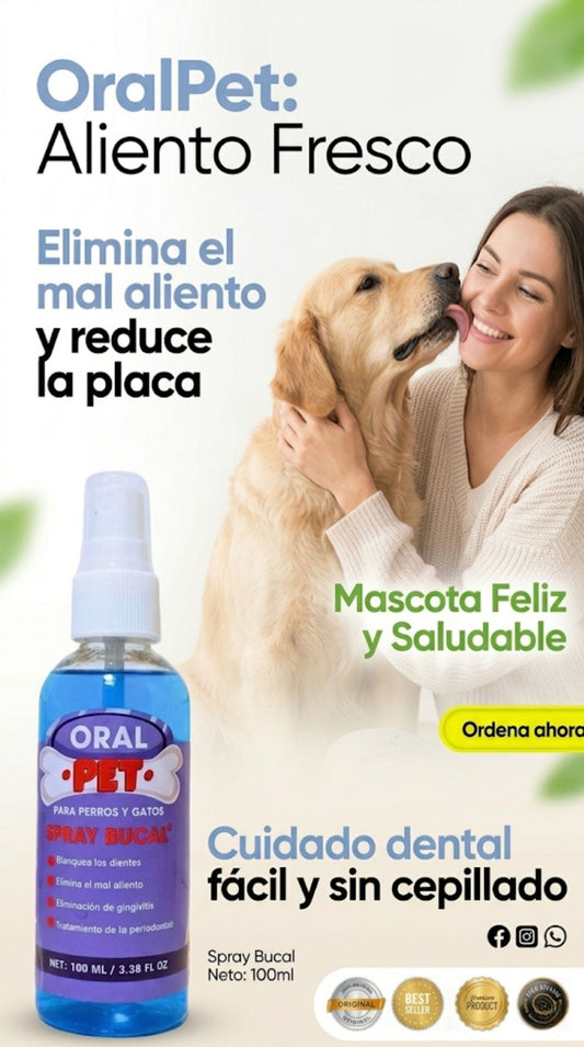Oral Pets Alivio en Spray para mascotas