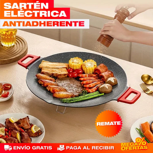 SARTÉN ELÉCTRICA ANTIADHERENTE TIPO COREANO
