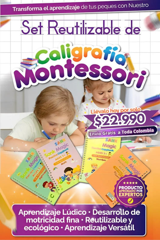 Cuadernos Montessori | Solución Mágica para tu Hijo