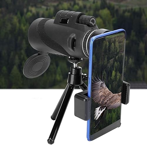 Telescopio Monocular 4K Zoom 40X adaptable a cualquier teléfono