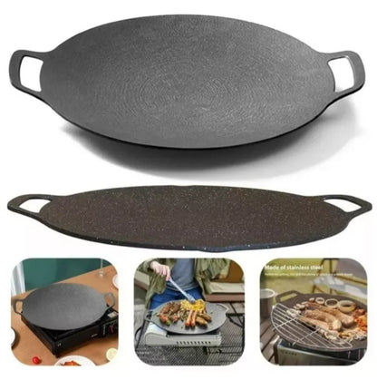 Plancha Antiadherente | 40cm de Hierro Premium + Ebook con 100 recetas exclusivas GRATIS🎁
