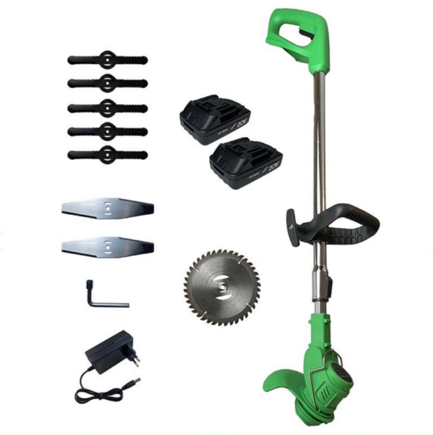 🌿 CORTACÉSPED INALÁMBRICO (88V – 2 BATERÍAS🎁)