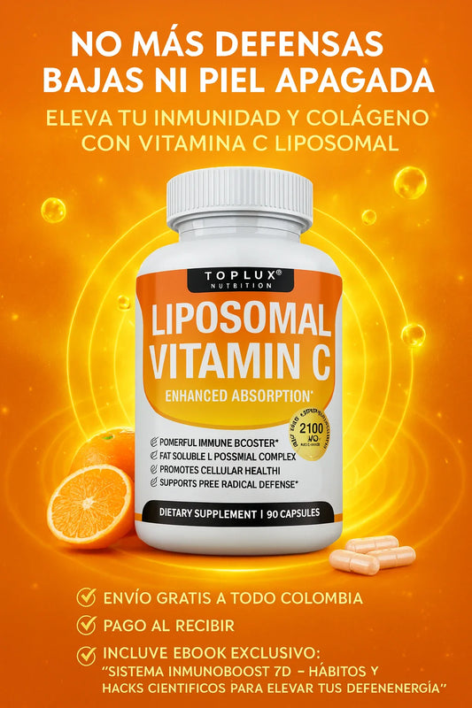LIPOSOMAL VITAMINA C + EBOOK GRATIS 🎁