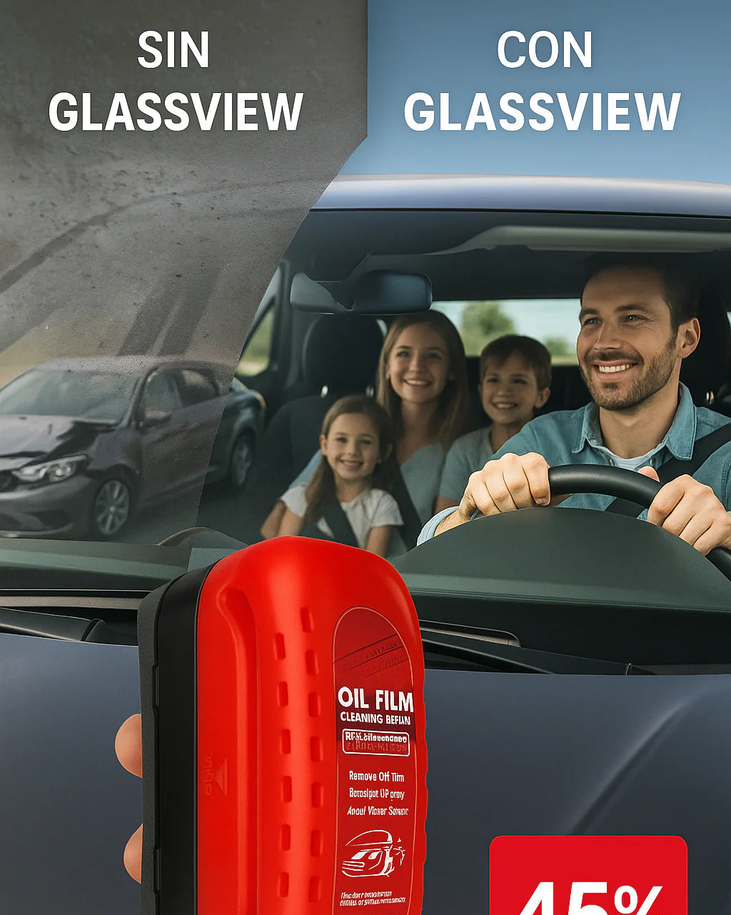 OFERTA 2X1 GLASSVIEW®️ | Cepillo AntiEmpañante e Hidrofóbico