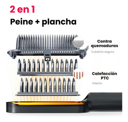 TYMO RING™ Plancha cepillo 2 en 1 Tym