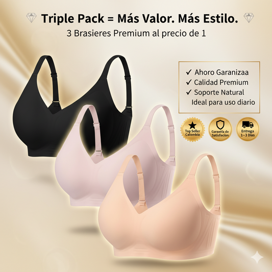 Top pack x3 Sujetadores Premiumm