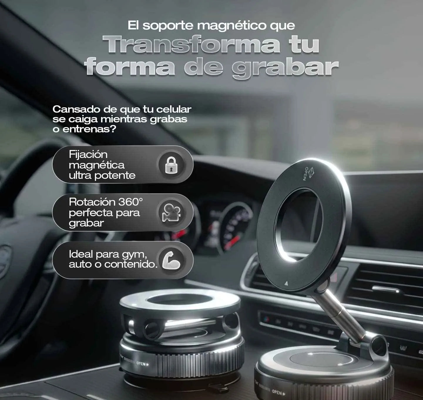 Magneto360 Soporte Mágnetico