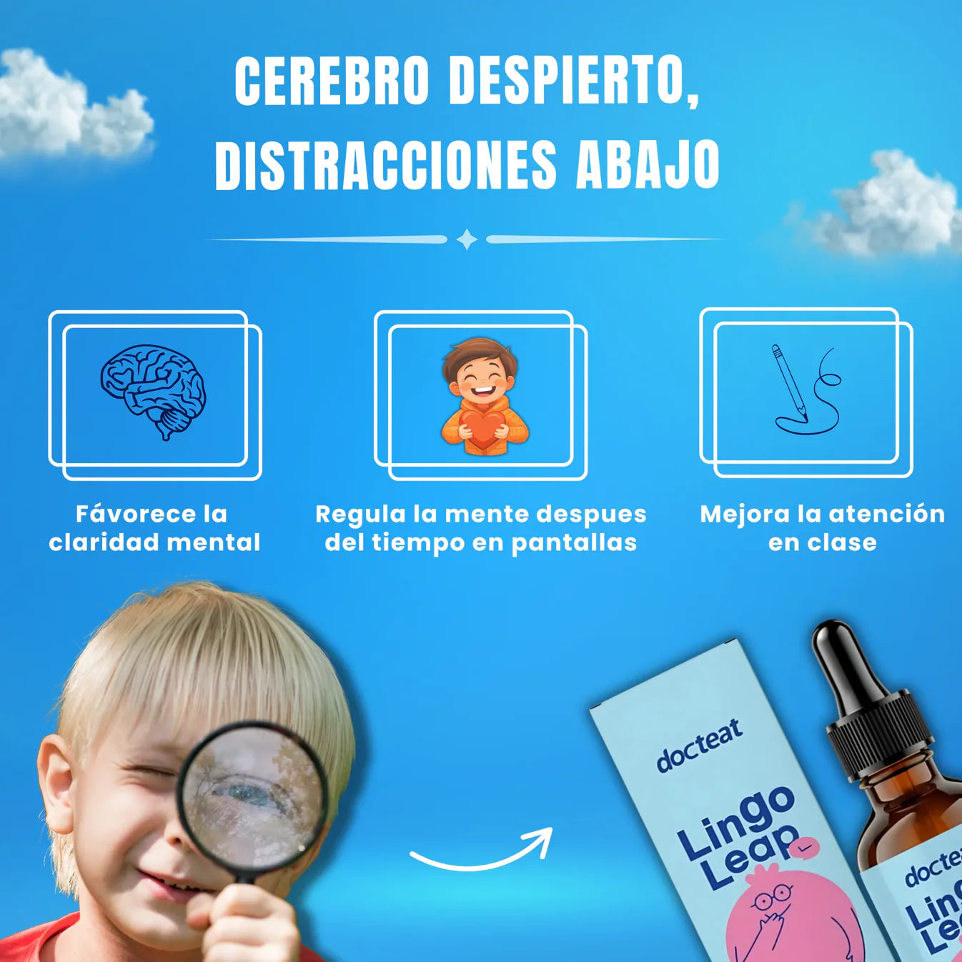 LINGO LEAP®️ GOTAS POTENCIA EL HABLA Y LA MENTE DE TUS NIÑOS