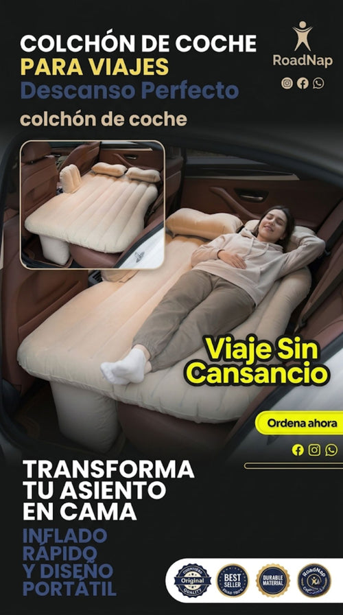 CarRest®️ Colchon Inflable para Autos