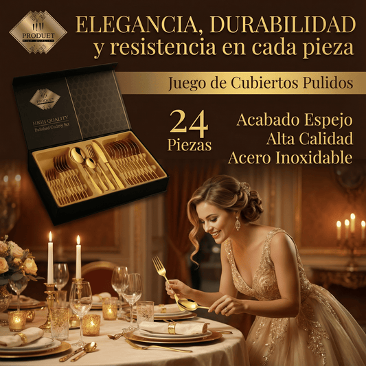 Set de Cubiertos Premium🍷🍽️