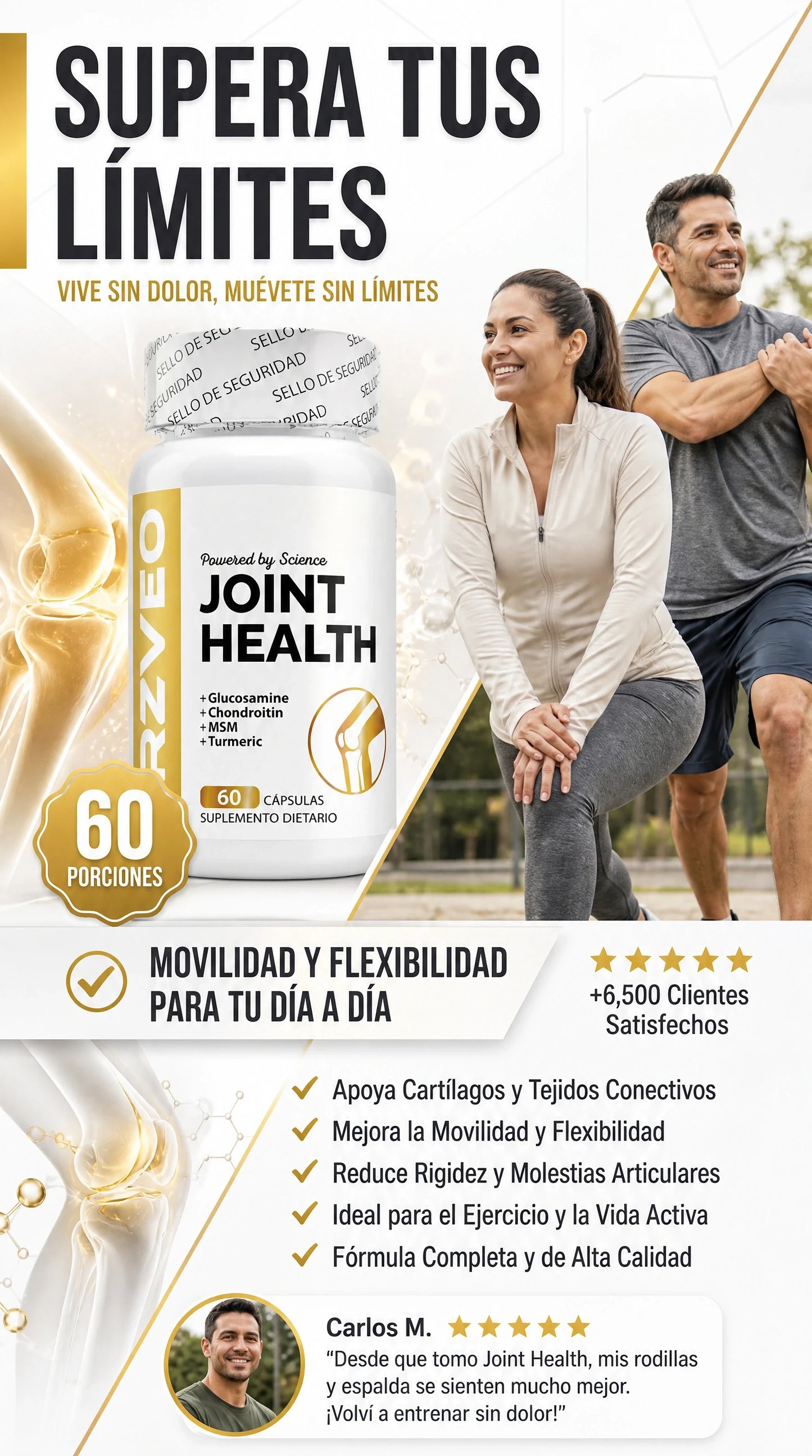 Joint Health | Movilidad, Flexibilidad y Comodidad en el Movimiento Diario