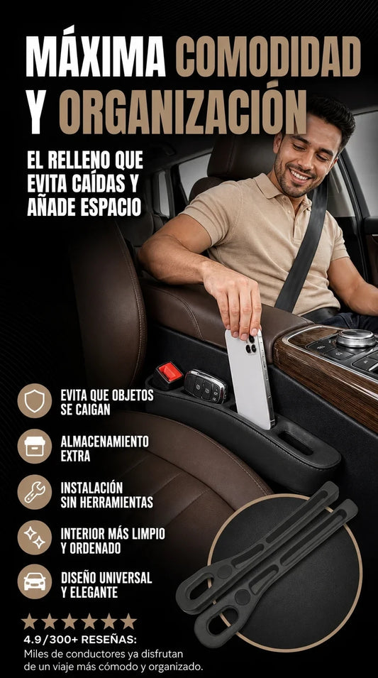 ORGANIZADOR PREMIUM DE ESPACIOS PARA AUTO 2 UNDS