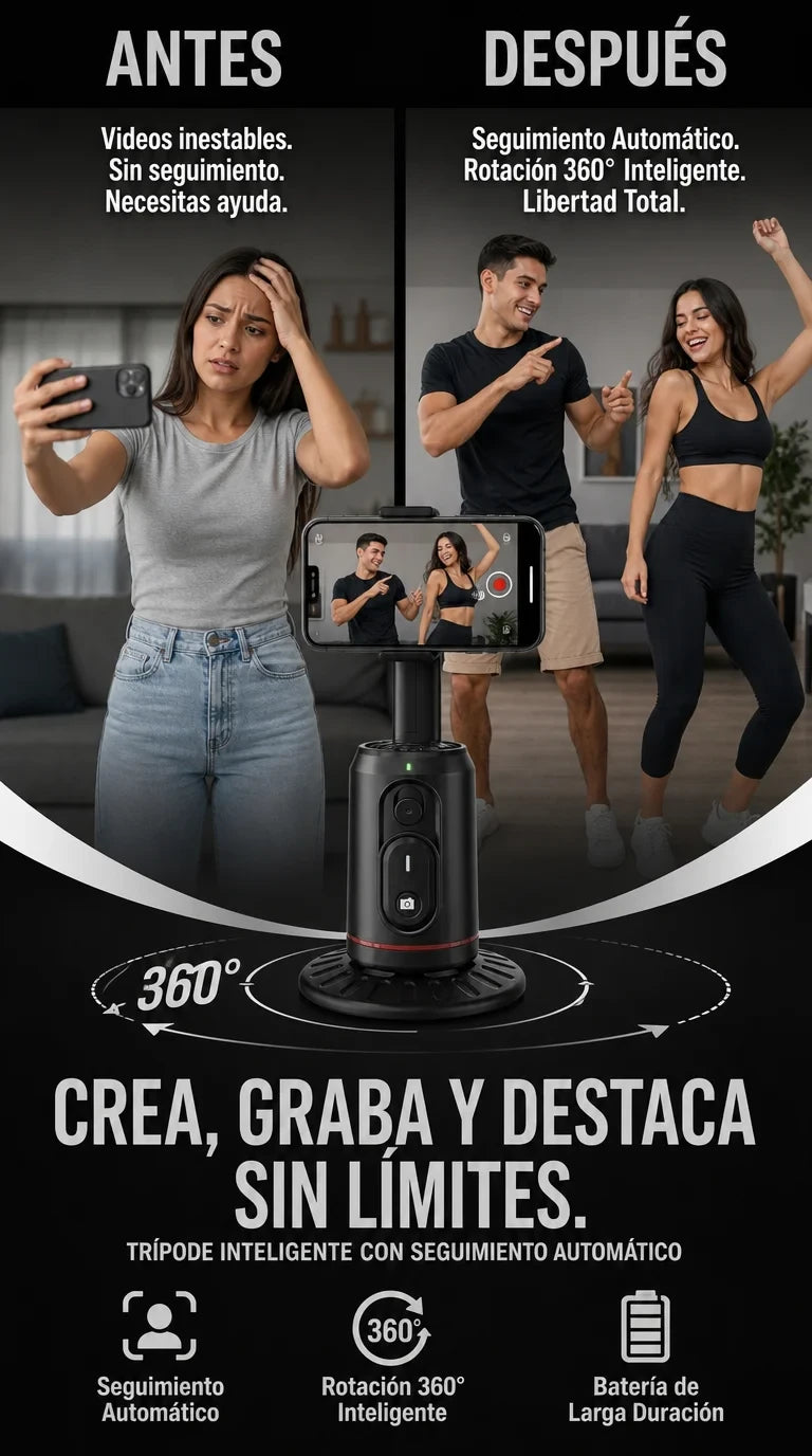 Tripode Inteligente con Seguimiento IA